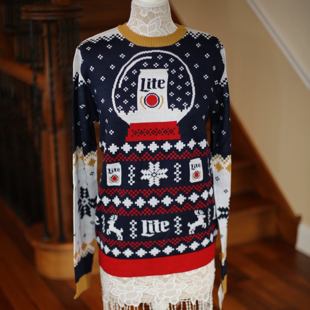 Miller Lite Ugly Sweater Limited Edition